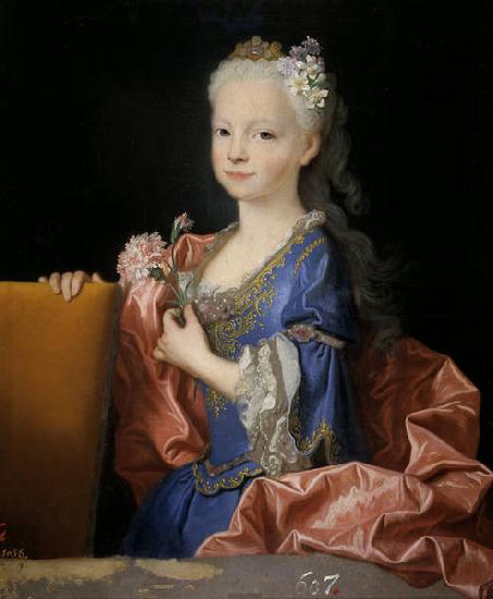 Jean-Franc Millet Portrait of Maria Ana Victoria de Borbon oil painting image